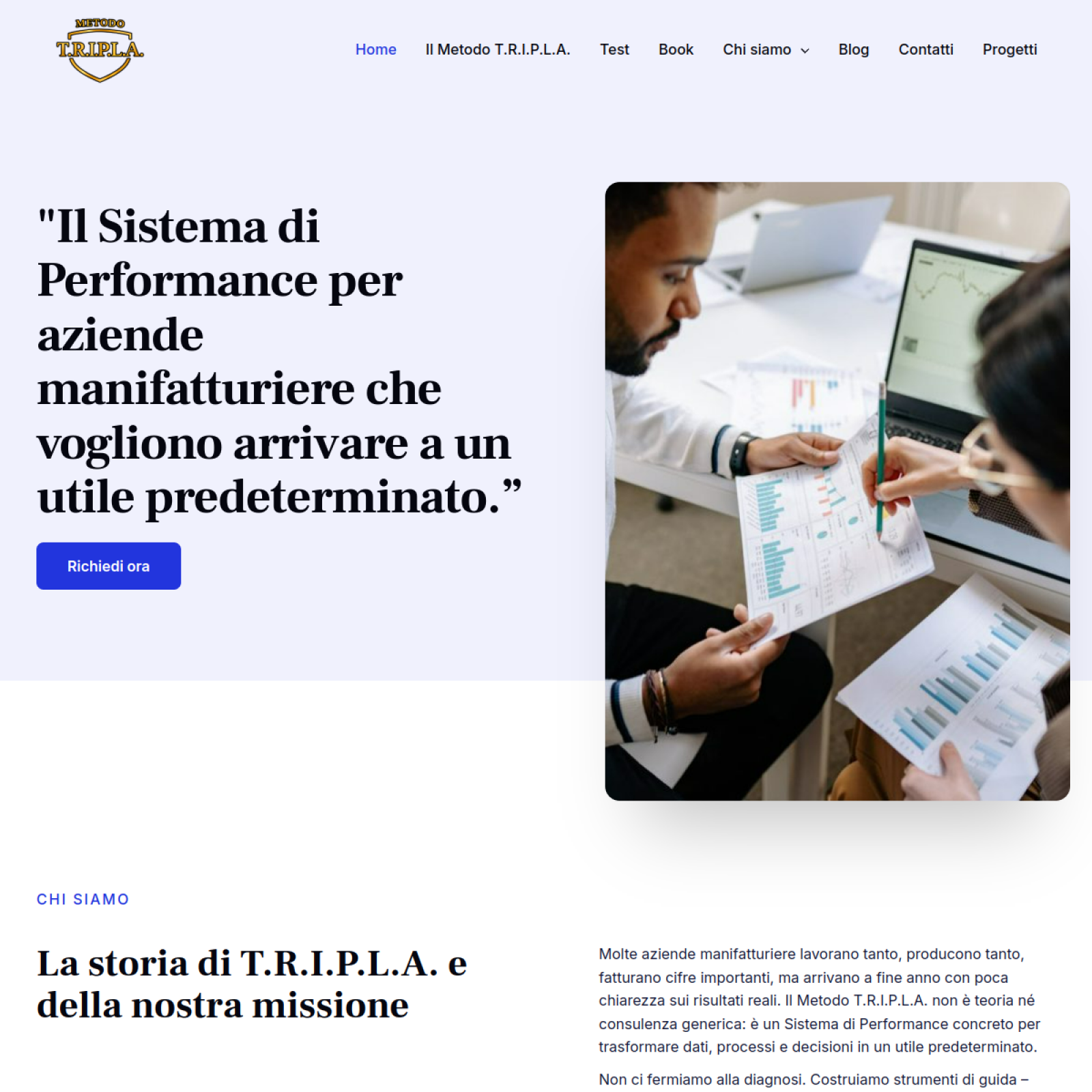 Metodo T.R.I.P.L.A. website preview